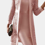Conjunto de Vestido de Encaje de Dos Piezas Freya