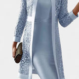 Conjunto de Vestido de Encaje de Dos Piezas Freya