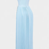 Vestido Bustier Plisado Sin Tirantes Seraphina