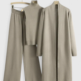 Conjunto de Punto Mahalia de 3 Piezas