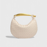 Bolso Gerda Woven con Asa de Oro