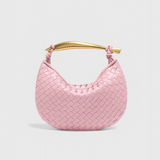 Bolso Gerda Woven con Asa de Oro