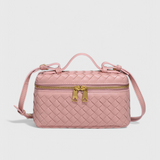 Bolso Mini Woven Milla con Acentos Dorados