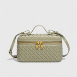 Bolso Mini Woven Milla con Acentos Dorados