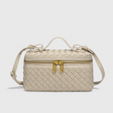 Bolso Mini Woven Milla con Acentos Dorados