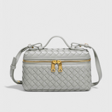 Bolso Mini Woven Milla con Acentos Dorados