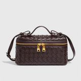 Bolso Mini Woven Milla con Acentos Dorados