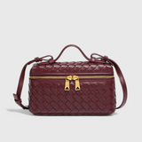 Bolso Mini Woven Milla con Acentos Dorados