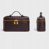 Bolso Mini Woven Milla con Acentos Dorados