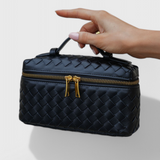 Bolso Mini Woven Milla con Acentos Dorados