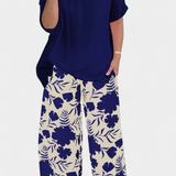 Conjunto Floral de Dos Piezas Aivy con Toque Relajado