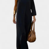 Vestido Midi Elegante Maddie de Un Hombro