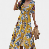Vestido de Verano Benoja con Estampado Floral y Silueta Definida