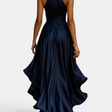 Stephanie | Vestido Maxivestido de Satén Dramático