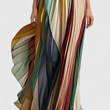 Vestido Largo Leticia con Caída Suave y Estilo Natural