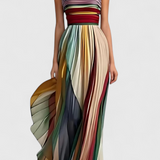 Vestido Largo Leticia con Caída Suave y Estilo Natural