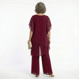 Ainhoa | Conjunto Elegante de Ceremonia Mujer Túnica Asimétrica