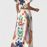 Conjunto Itzel Bohemio con Estampado Étnico