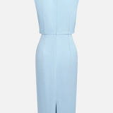 Vestido Midi Mujer Elegante Con Drapeado – Estilo Sofisticado Moderno