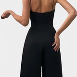 Mono Sexy Romily con Tirantes y Pierna Ancha Elegante