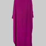 Vestidos Maxis Sólidos de Color con Botones Sueltos H-Line