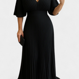Vestido Plisado Odele con Espalda Abierta