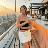 Falda Mini Bianca Blanca