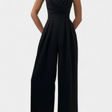 Mono Sexy Romily con Tirantes y Pierna Ancha Elegante