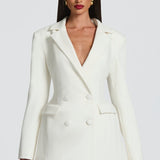 Vestido Minifalda Blazer Ajustado para Mujeres