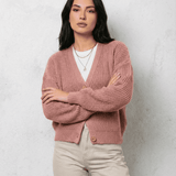 Cardigan Rosa