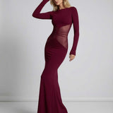 Vestido Maxi Burdeos