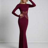 Vestido Maxi Burdeos