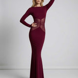Vestido Maxi Burdeos