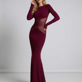 Vestido Maxi Burdeos