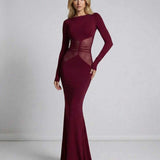 Vestido Maxi Burdeos