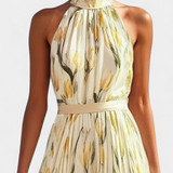 Vestido sin mangas Juliene Floral con Cinturón