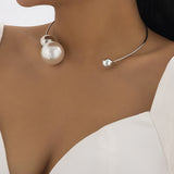 Collares de Perlas de Metal