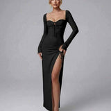Vestido Maxi Celeste