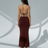 Vestido Maxi Celeste