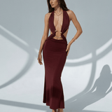Vestido Maxi Celeste