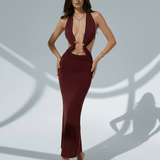 Vestido Maxi Celeste
