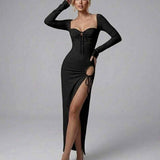 Vestido Maxi Celeste