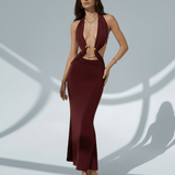 Vestido Maxi Celeste