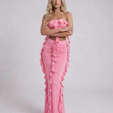 Vestido Maxi Celeste