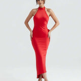 Vestido Maxi Celeste