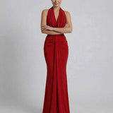 Vestido Maxi Celeste