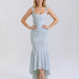 Vestido Maxi Celeste