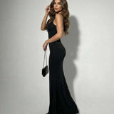 Vestido Maxi Celeste