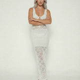 Vestido Maxi Celeste