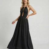Vestido Maxi Celeste